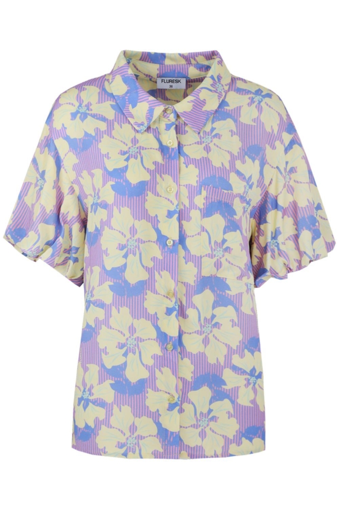 VIVIANA BLOUSE 25ZFSF12 SUNBEAM YELLOW/PERSIAN JEWEL